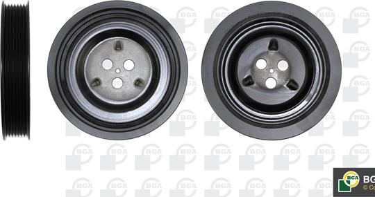 BGA DP1025 - Fulie curea, arbore cotit allinparts.ro