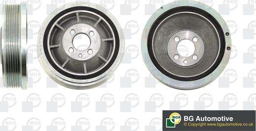 BGA DP1151 - Fulie curea, arbore cotit - allinparts.ro