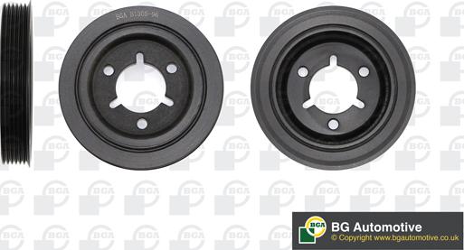 BGA DP1176 - Fulie curea, arbore cotit - allinparts.ro