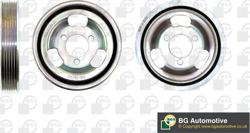 BGA DP8047 - Fulie curea, arbore cotit - allinparts.ro