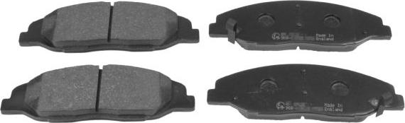 Blue Print ADA104261 - Set placute frana,frana disc - allinparts.ro