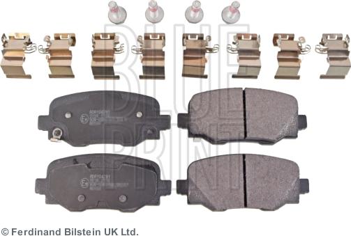 Blue Print ADA104281 - Set placute frana,frana disc - allinparts.ro