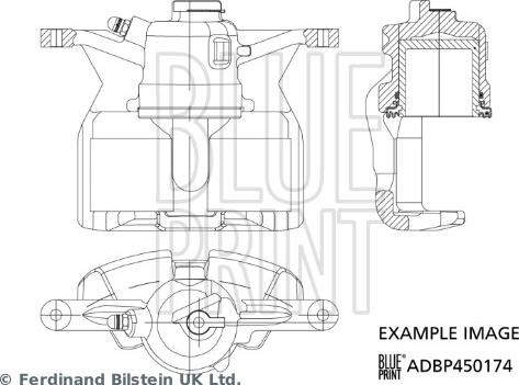 Blue Print ADBP450174 - Etrier frana allinparts.ro