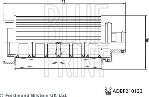 Blue Print ADBP210133 - Filtru ulei allinparts.ro