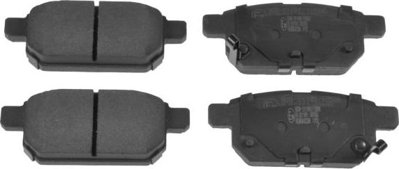 Blue Print ADK84238 - Set placute frana,frana disc allinparts.ro