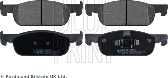 Blue Print ADR164219 - Set placute frana,frana disc allinparts.ro
