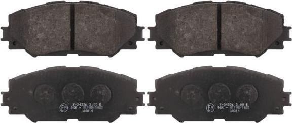 Blue Print ADT342171 - Set placute frana,frana disc allinparts.ro