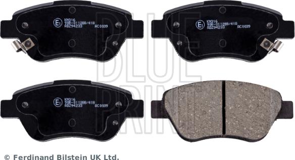 Blue Print ADZ94233 - Set placute frana,frana disc allinparts.ro