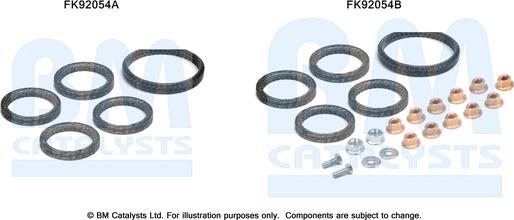 BM Catalysts FK92054 - Set montare, catalizator - allinparts.ro