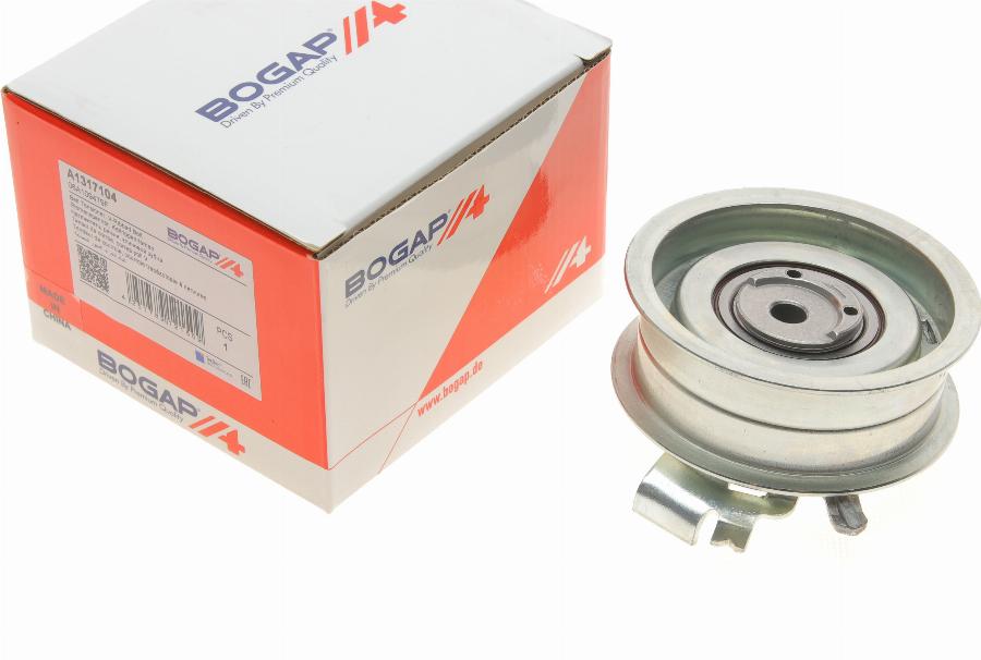 BOGAP A1317104 - Rola intinzator,curea distributie - allinparts.ro