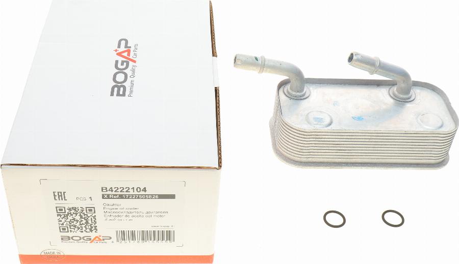 BOGAP B4222104 - Radiator ulei, ulei motor - allinparts.ro