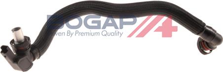 BOGAP B1210174 - Furtun,aerisire bloc motor - allinparts.ro