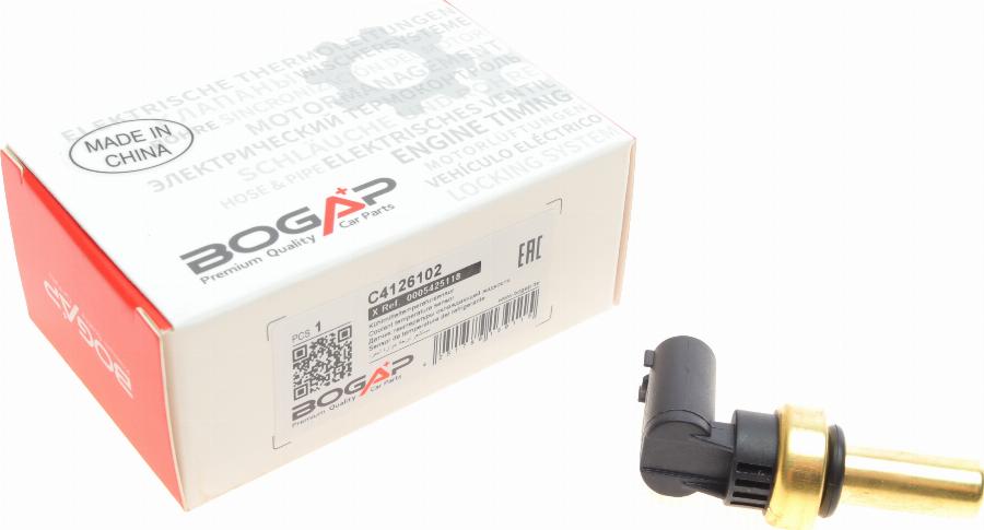 BOGAP C4126102 - Senzor,temperatura lichid de racire allinparts.ro