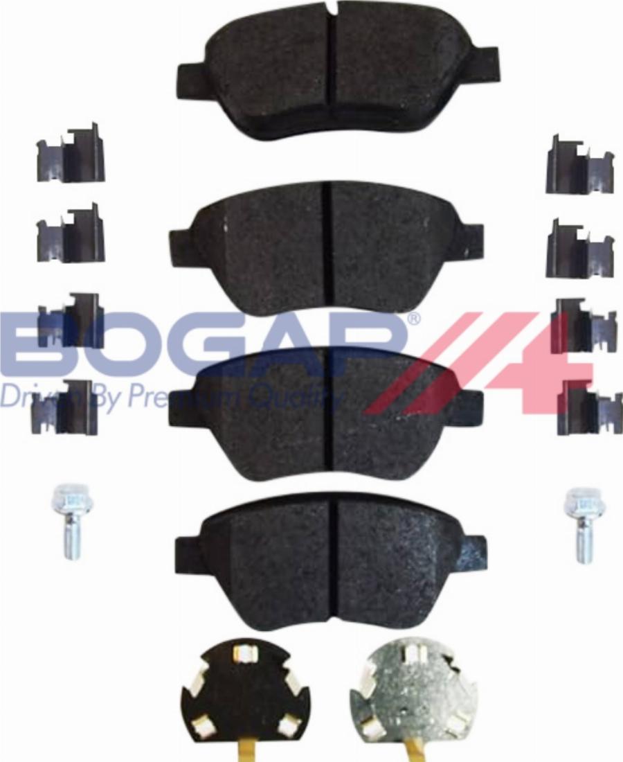 BOGAP L8210116 - Set placute frana,frana disc allinparts.ro