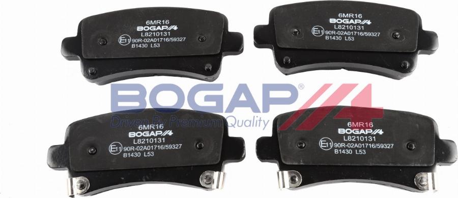 BOGAP L8210131 - Set placute frana,frana disc allinparts.ro