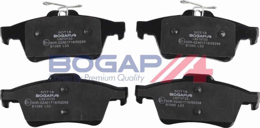 BOGAP L8210133 - Set placute frana,frana disc allinparts.ro