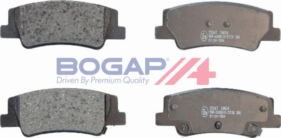 BOGAP Y8210265 - Set placute frana,frana disc allinparts.ro