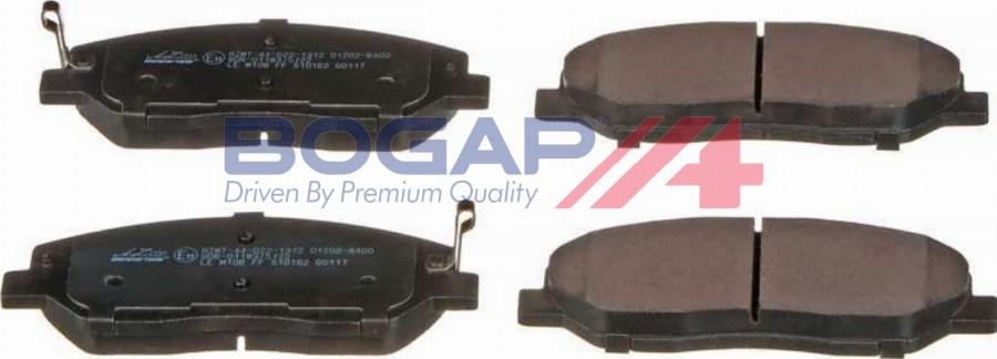 BOGAP Y8210216 - Set placute frana,frana disc allinparts.ro