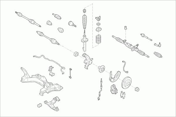 BOGE FORD-FOCUS-FB003 - Directie allinparts.ro