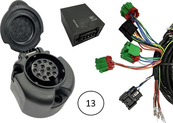 Bosal 024-719 - Ansamblu electric, bara de remorcare allinparts.ro