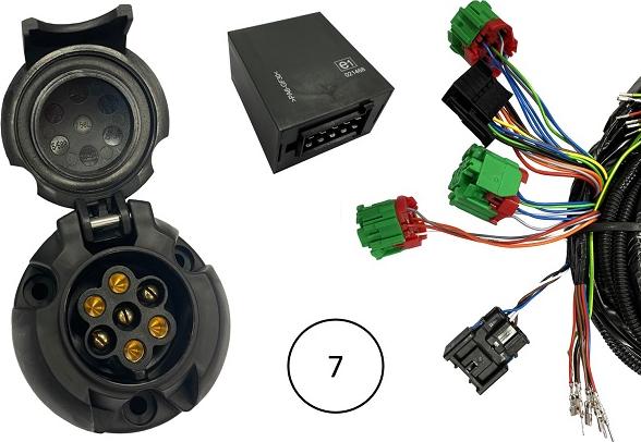 Bosal 023-088 - Ansamblu electric, bara de remorcare allinparts.ro