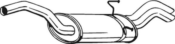 Bosal 190-301 - Toba esapament finala - allinparts.ro
