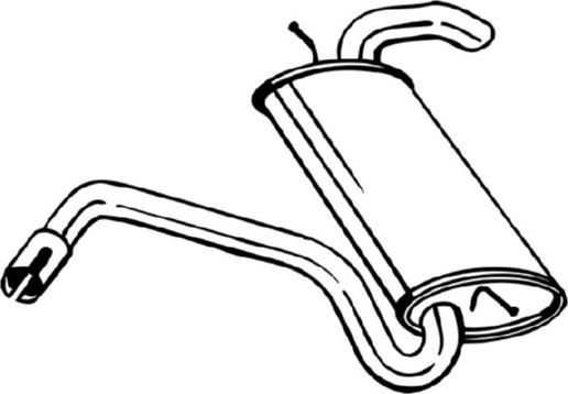 Bosal 154-493 - Toba esapament finala - allinparts.ro