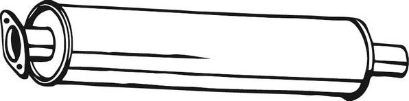 Bosal 154-497 - Toba esapamet intermediara - allinparts.ro
