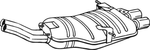 Bosal 247-531 - Toba esapament finala - allinparts.ro