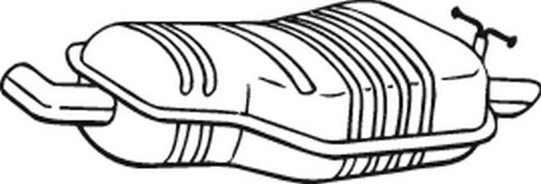Bosal 247-015 - Toba esapament finala - allinparts.ro