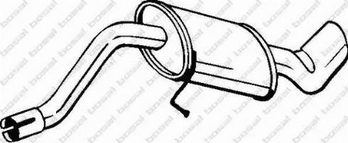 Bosal 247-035 - Toba esapament finala - allinparts.ro