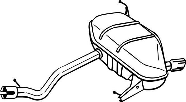 Bosal 247-195 - Toba esapament finala - allinparts.ro