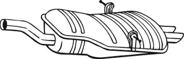 Bosal 247-191 - Toba esapament finala - allinparts.ro