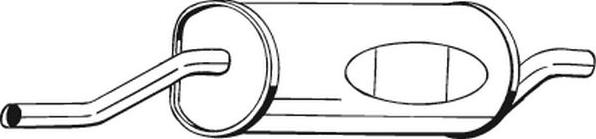 Bosal 247-893 - Toba esapament finala - allinparts.ro