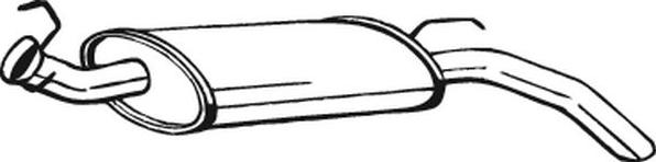 Bosal 200-507 - Toba esapament finala - allinparts.ro