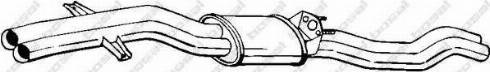 Bosal 284-531 - Toba esapamet intermediara - allinparts.ro