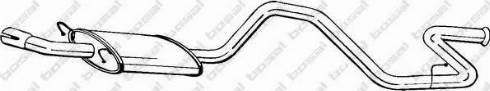 Bosal 284-081 - Toba esapament finala - allinparts.ro