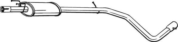 Bosal 286-115 - Toba esapamet intermediara - allinparts.ro