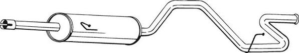 Bosal 286-135 - Toba esapament finala - allinparts.ro
