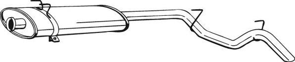 Bosal 281-943 - Toba esapament finala - allinparts.ro