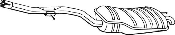 Bosal 283-497 - Toba esapament finala - allinparts.ro
