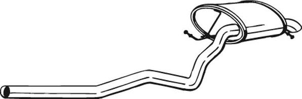 Bosal 282-713 - Toba esapament finala - allinparts.ro