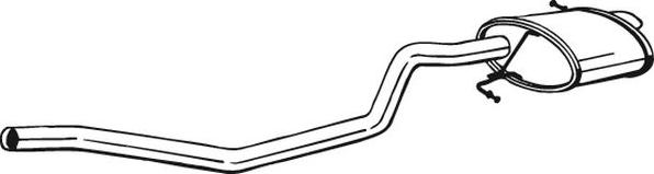 Bosal 282-725 - Toba esapament finala - allinparts.ro