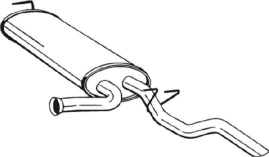 Bosal 279-911 - Toba esapament finala - allinparts.ro