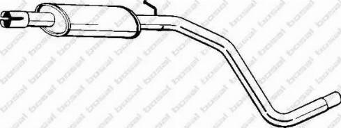 Bosal 279-405 - Toba esapamet intermediara - allinparts.ro