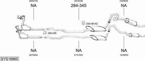 Bosal SYS18965 - Sistem de esapament allinparts.ro