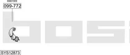 Bosal SYS12873 - Sistem de esapament - allinparts.ro