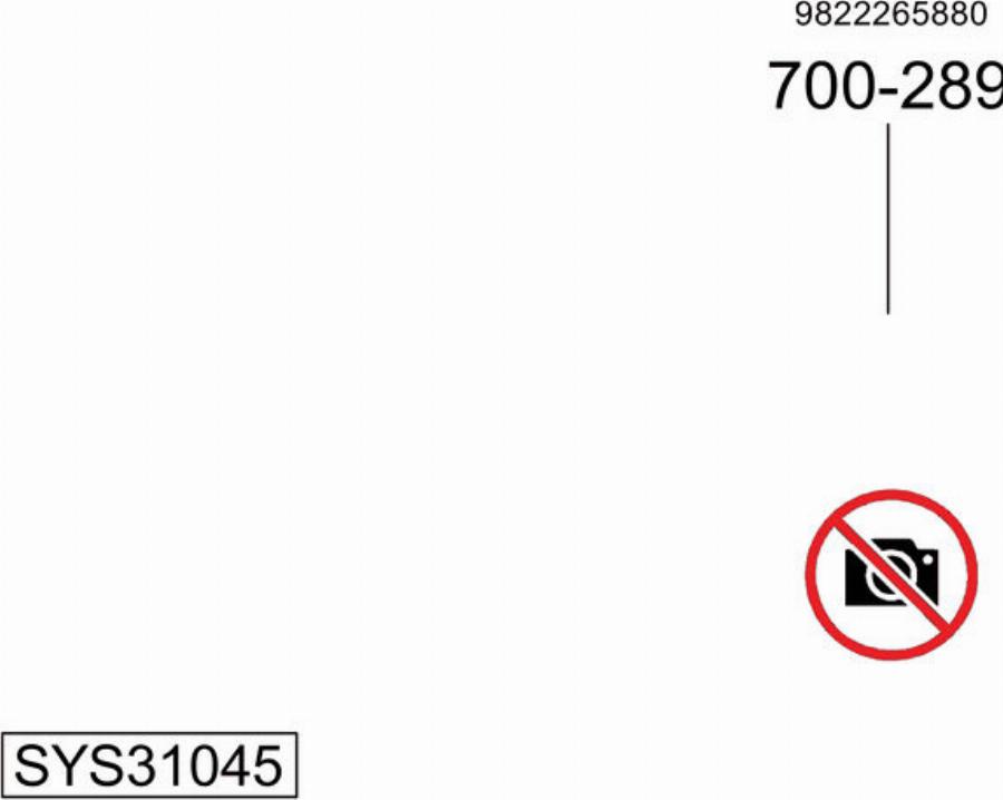 Bosal SYS31045 - Sistem de esapament - allinparts.ro