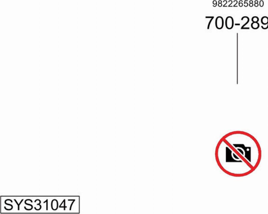 Bosal SYS31047 - Sistem de esapament - allinparts.ro