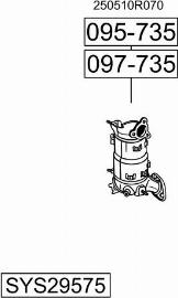 Bosal SYS29575 - Sistem de esapament allinparts.ro